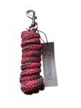 Halstertouw roze/grijs