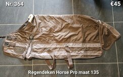 Regendeken Horse Pro Maat 135