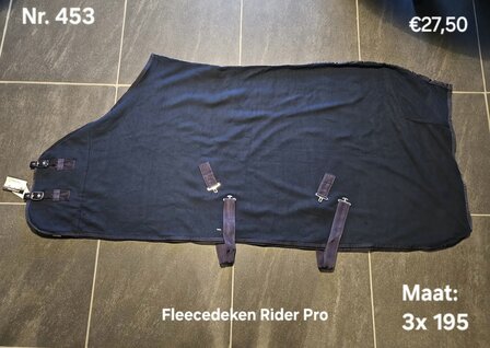 Fleecedeken Rider Pro Maat 195