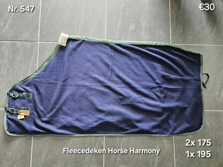 Fleecedeken Horse Harmony Maat 195