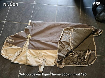 Outdoordeken Equi-Theme Maat 190