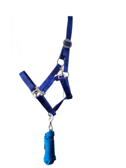 halsterset Horka Pony Licht Blauw