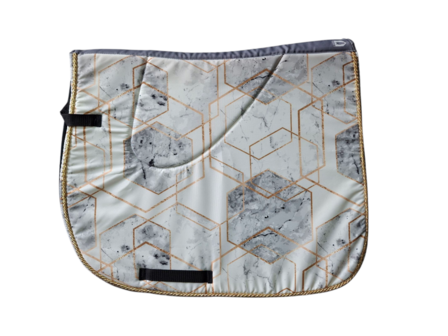 Lukar wit/gouden rand + details