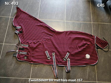 Zweetdeken BR met vaste hals 157