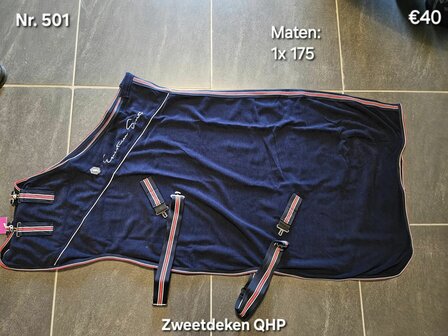 Zweetdeken QHP maat 175