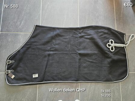 Wollen deken QHP Maat 185