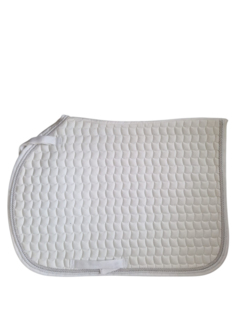 BR wedstrijddekje zilver bies