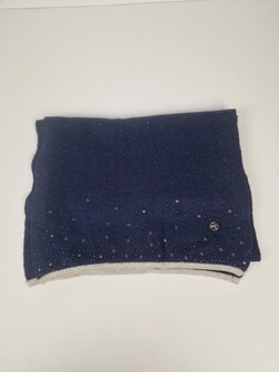 ES Arabella navy scarf