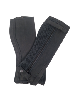 Amidale chaps suede zwart