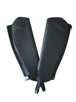 DMS leren chaps black