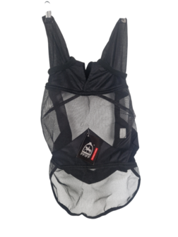 PFIFF vliegenmasker met oren pony zwart