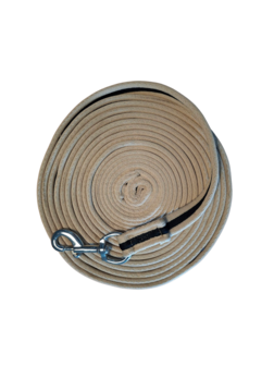 Norton longeerlijn 8M Beige/zwart