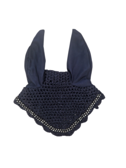 Amidale oornetje glitter donkerblauw