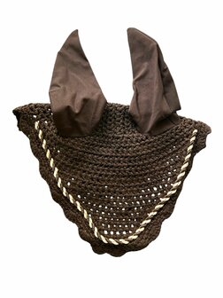 Amidale oornetje bruin/wit